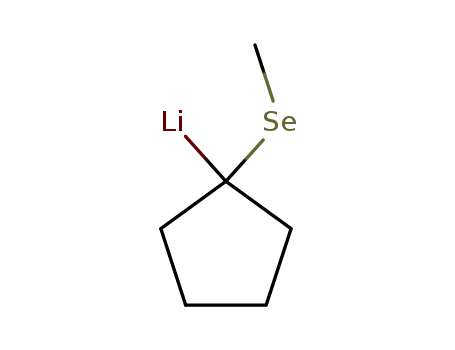 Molecular Structure of 105593-81-5 (Lithium, [1-(methylseleno)cyclopentyl]-)