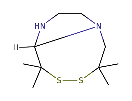 Molecular Structure of 108168-04-3 (1H-Imidazo[2,1-d][1,2,5]dithiazepine, hexahydro-6,6,9,9-tetramethyl-)