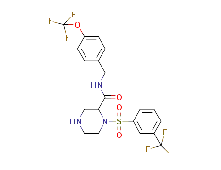 C<sub>20</sub>H<sub>19</sub>F<sub>6</sub>N<sub>3</sub>O<sub>4</sub>S