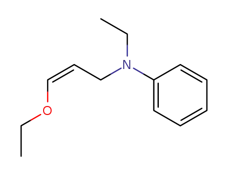 (Z)-N-ethyl-N-phenyl-N-(3-ethoxyprop-2-enyl)amine