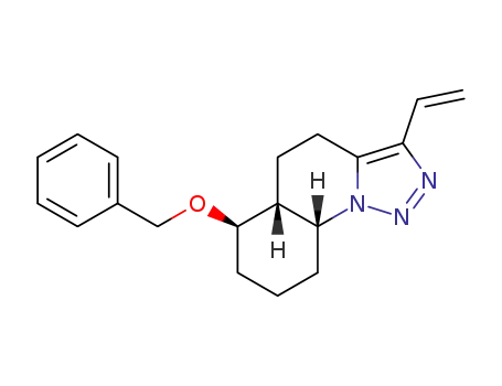 (5aR,6R,9aR)-6-Benzyloxy-3-vinyl-4,5,5a,6,7,8,9,9a-octahydro-[1,2,3]triazolo[1,5-a]quinoline