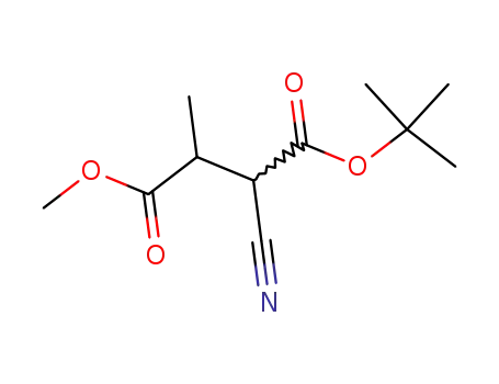 2-Cyano-3-methyl-succinic acid 1-tert-butyl ester 4-methyl ester