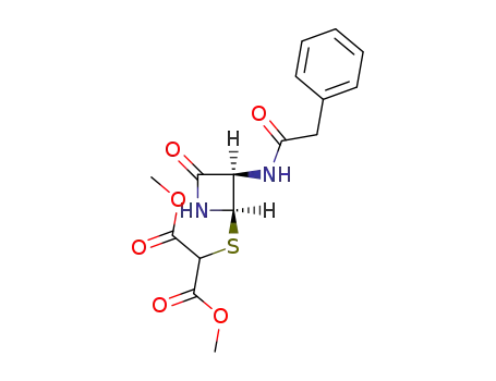 2-((2R,3R)-4-Oxo-3-phenylacetylamino-azetidin-2-ylsulfanyl)-malonic acid dimethyl ester