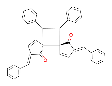 (5R,6R)-11,12-Diphenyl-2,8-bis-[1-phenyl-meth-(E)-ylidene]-dispiro[4.0.4.2]dodeca-3,9-diene-1,7-dione