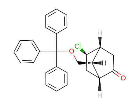(1R,4R,5R,7S)-5-Chloro-7-trityloxymethyl-bicyclo[2.2.1]heptan-2-one