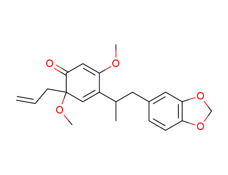 6-Allyl-4-(2-benzo[1,3]dioxol-5-yl-1-methyl-ethyl)-3,6-dimethoxy-cyclohexa-2,4-dienone
