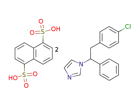 1-[2-(4-Chloro-phenyl)-1-phenyl-ethyl]-1H-imidazole; compound with naphthalene-1,5-disulfonic acid