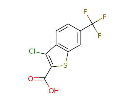 3-CHLORO-6-(TRIFLUOROMETHYL)-1-BENZOTHIOPHENE-2-CARBOXYLIC ACID