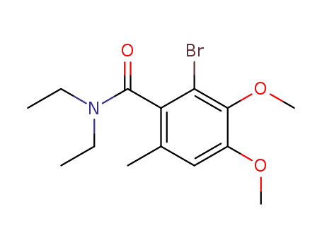 N,N-diethyl-2-bromo-3,4-dimethoxy-6-methylbenzamide