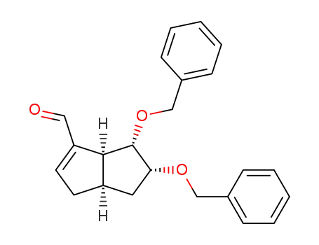 (3aR,5R,6S,6aS)-5,6-Bis-benzyloxy-3,3a,4,5,6,6a-hexahydro-pentalene-1-carbaldehyde