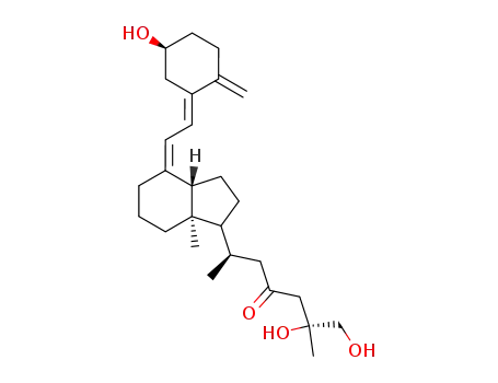 Molecular Structure of 93489-95-3 (25R,26-dihydroxy-23-oxovitamin D<sub>3</sub>)