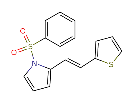 1-Benzenesulfonyl-2-((E)-2-thiophen-2-yl-vinyl)-1H-pyrrole