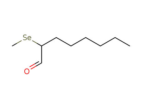 Molecular Structure of 61759-15-7 (Octanal, 2-(methylseleno)-)