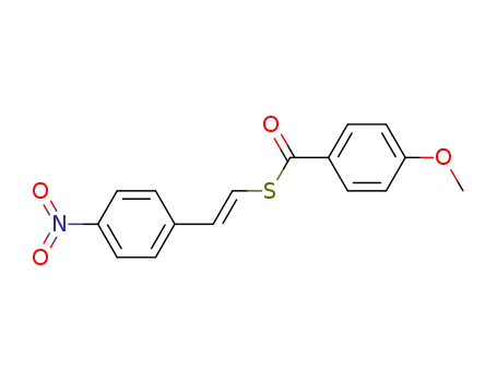 S-<trans-2-(4-Nitrophenyl)-vinyl> 4-methoxythiobenzoate