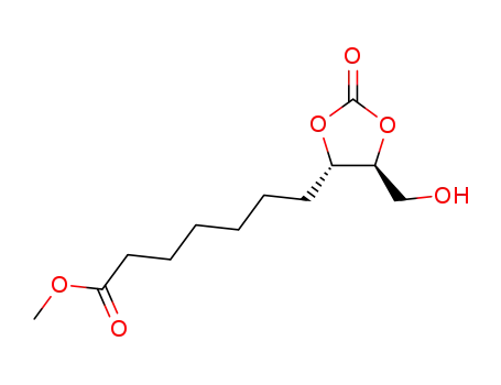 7-((4S,5S)-5-Hydroxymethyl-2-oxo-[1,3]dioxolan-4-yl)-heptanoic acid methyl ester