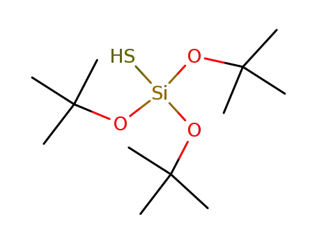 Molecular Structure of 690-52-8 (tri-tert-butoxysilanethiol)