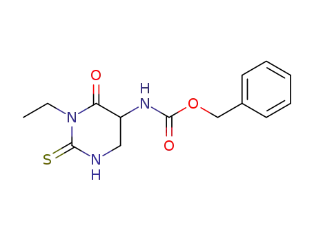 (1-Ethyl-6-oxo-2-thioxo-hexahydro-pyrimidin-5-yl)-carbamic acid benzyl ester