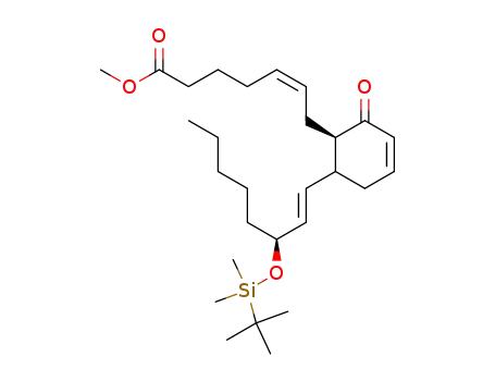(Z)-7-{(R)-6-[(E)-(S)-3-(tert-Butyl-dimethyl-silanyloxy)-oct-1-enyl]-2-oxo-cyclohex-3-enyl}-hept-5-enoic acid methyl ester