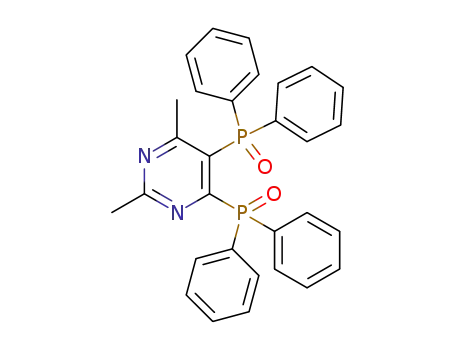 4,5-bis(diphenylphosphinoyl)-2,6-dimethylpyrimidine