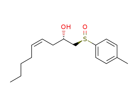 (Z)-(S)-1-((R)-Toluene-4-sulfinyl)-non-4-en-2-ol