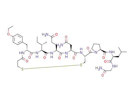Molecular Structure of 77648-79-4 (oxytocin, 1-desamino-(O-Et-Tyr)(2)-)