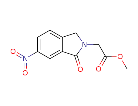 (6-nitro-1-oxo-1,3-dihydroisoindol-2-yl)acetic acid methyl ester
