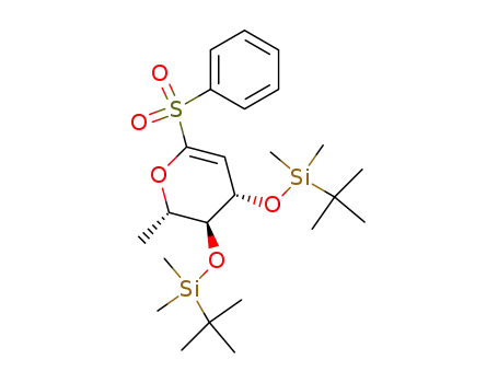 (2S,3S,4S)-6-Benzenesulfonyl-3,4-bis-(tert-butyl-dimethyl-silanyloxy)-2-methyl-3,4-dihydro-2H-pyran
