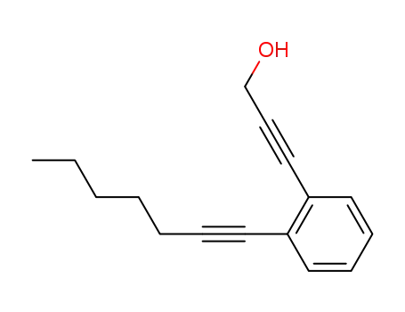 2-Propyn-1-ol, 3-[2-(1-heptynyl)phenyl]-