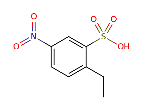 Molecular Structure of 58443-49-5 (Benzenesulfonic acid, 2-ethyl-5-nitro-)