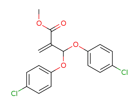 2-[Bis-(4-chloro-phenoxy)-methyl]-acrylic acid methyl ester
