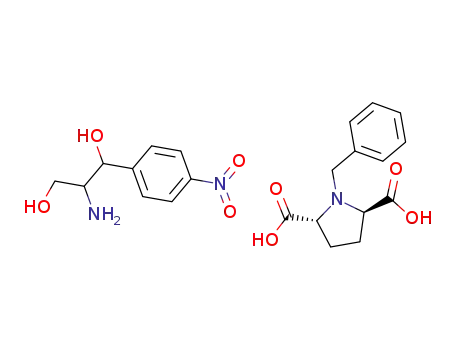 (2R,5R)-1-Benzyl-pyrrolidine-2,5-dicarboxylic acid; compound with 2-amino-1-(4-nitro-phenyl)-propane-1,3-diol