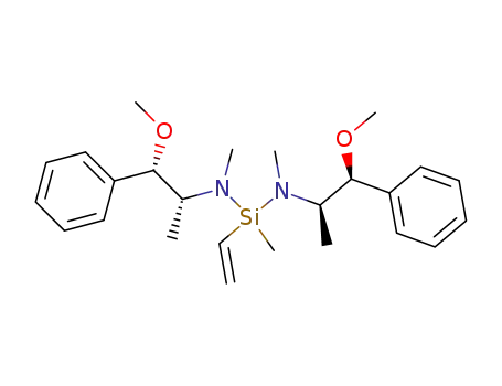 N,N'-Bis-((1R,2S)-2-methoxy-1-methyl-2-phenyl-ethyl)-Si,N,N'-trimethyl-Si-vinyl-silanediamine