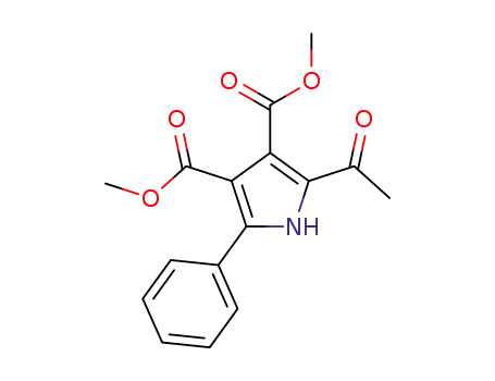 2-acetyl-5-phenyl-1H-pyrrole-3,4-dicarboxylic acid dimethyl ester