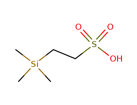 Molecular Structure of 18143-38-9 (Ethanesulfonic acid, 2-(trimethylsilyl)-)