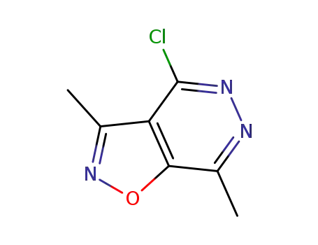 4-chloro-3,7-dimethylisoxazolo[4,5-d]pyridazine