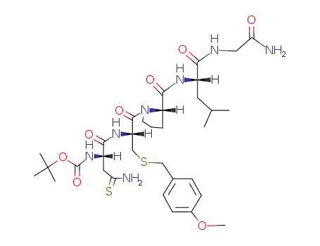 Boc-Tan-Cys(PMB)-Pro-Leu-Gly-NH<sub>2</sub>