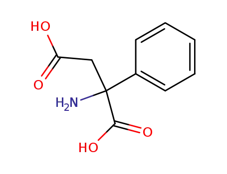Molecular Structure of 60760-07-8 (Aspartic acid, 2-phenyl-)