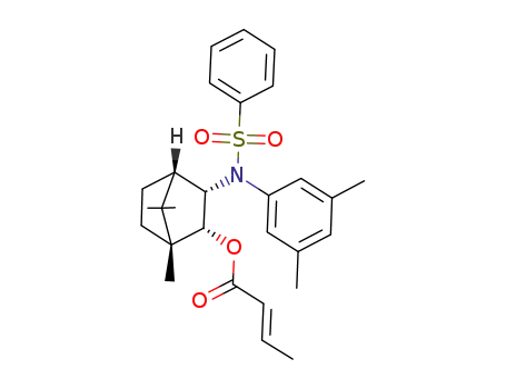 (E)-But-2-enoic acid (1R,2R,3S,4S)-3-[benzenesulfonyl-(3,5-dimethyl-phenyl)-amino]-1,7,7-trimethyl-bicyclo[2.2.1]hept-2-yl ester