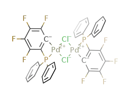 trans-[Pd2(μ-Cl)2(κ2-2-C6F4PPh2)2]