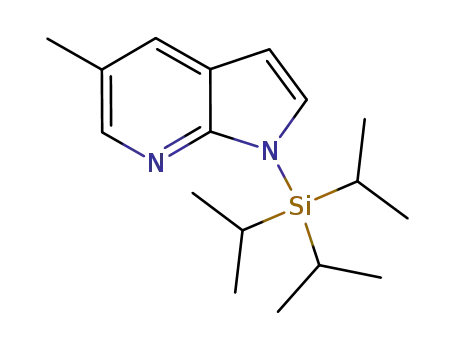 1H-Pyrrolo[2,3-b]pyridine, 5-methyl-1-[tris(1-methylethyl)silyl]-