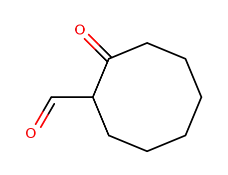 Molecular Structure of 1459-36-5 (Cyclooctanecarboxaldehyde, 2-oxo-)