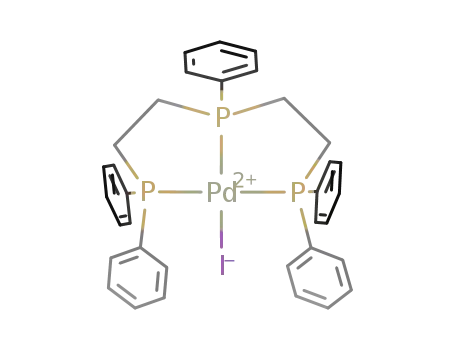 iodo(bis(2-(diphenylphosphino)ethyl)phenylphosphine)palladium(II)<sup>(1+)</sup>