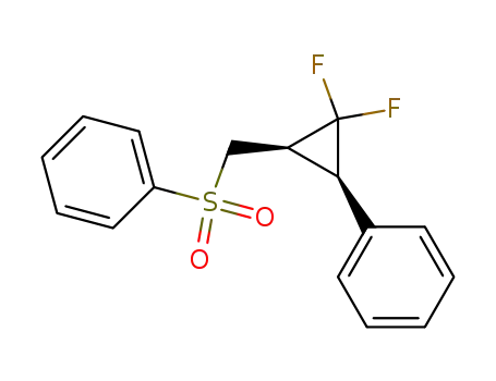 Molecular Structure of 81635-10-1 (C<sub>16</sub>H<sub>14</sub>F<sub>2</sub>O<sub>2</sub>S)