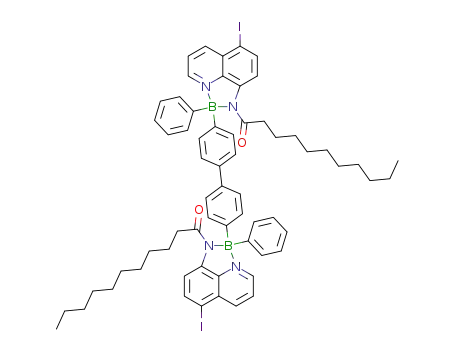 Molecular Structure of 1240515-21-2 (C<sub>64</sub>H<sub>70</sub>B<sub>2</sub>I<sub>2</sub>N<sub>4</sub>O<sub>2</sub>)
