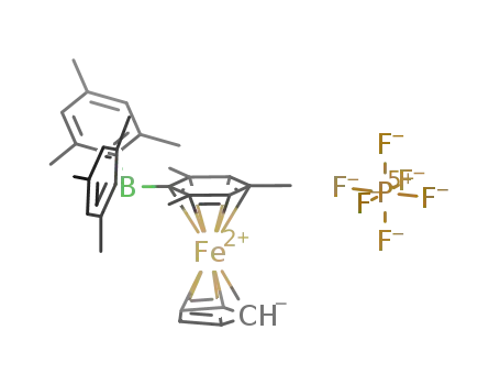 Mes2B[(η6-Mes)FeCp][PF6]