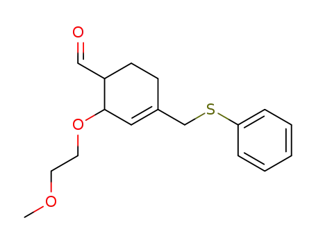 2-(2-Methoxy-ethoxy)-4-phenylsulfanylmethyl-cyclohex-3-enecarbaldehyde