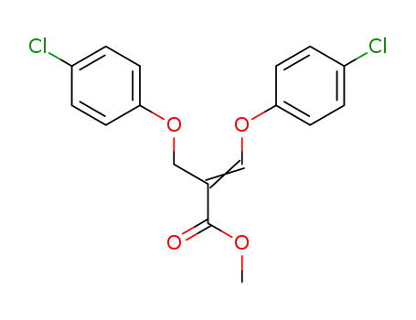 (Z)-3-(4-Chloro-phenoxy)-2-(4-chloro-phenoxymethyl)-acrylic acid methyl ester