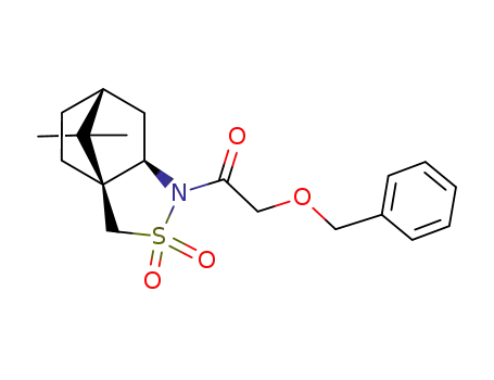 2-Benzyloxy-1-((1S,5R,7R)-10,10-dimethyl-3,3-dioxo-3λ<sup>6</sup>-thia-4-aza-tricyclo[5.2.1.0<sup>1,5</sup>]dec-4-yl)-ethanone