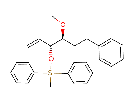 ((1R,2S)-2-Methoxy-4-phenyl-1-vinyl-butoxy)-methyl-diphenyl-silane