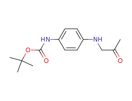 Carbamic acid, [4-[(2-oxopropyl)amino]phenyl]-, 1,1-dimethylethyl ester